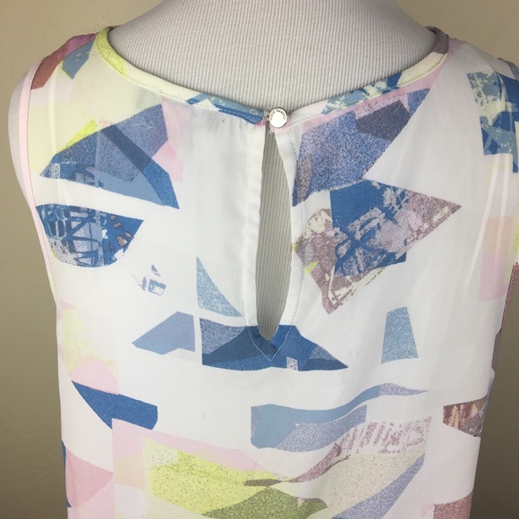 Vince Camuto orchid crush cosmic pale tunic - Picture 7 of 8